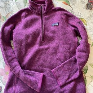 Like new Patagonia better sweater 1/2 zip
